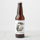 Kookaburra on a Branch、カスタム ビールラベル (正面)
