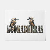 KookaburrasはKookaburrasで作られた言葉だ ドアマット (正面)