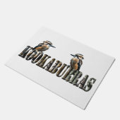 KookaburrasはKookaburrasで作られた言葉だ ドアマット (アングル)