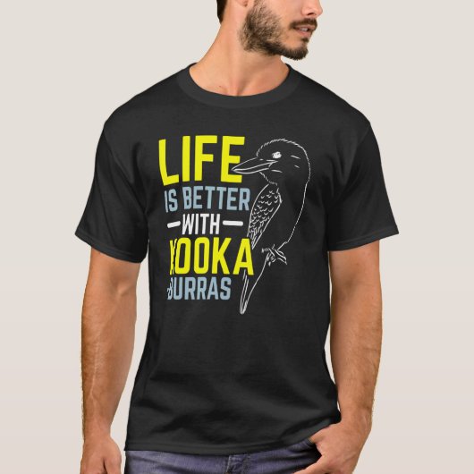 Kookaburras鳥類鳥類学 Tシャツ (正面)