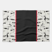 Kooky黒猫 キッチンタオル (横)