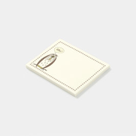 Kooky Cartoon Owlハート枠 ポストイット