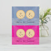Kooky Cookies Cuttable Valentine Cards Pink, Denim サンキューカード (スタンド正面)