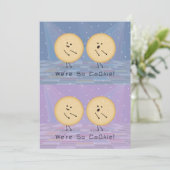 Kooky Cookies Cuttable Valentine Cards Purple Blue サンキューカード (スタンド正面)