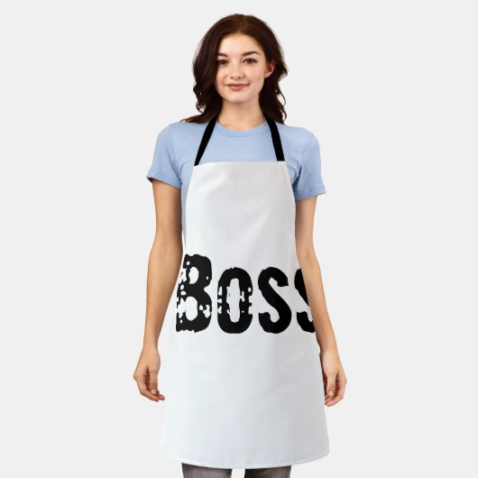 Kool Minimalist Boss apron エプロン (着用した状態)