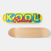 KOOL RIDERS JMT 7 3/4" スケートボードデッキ (横)