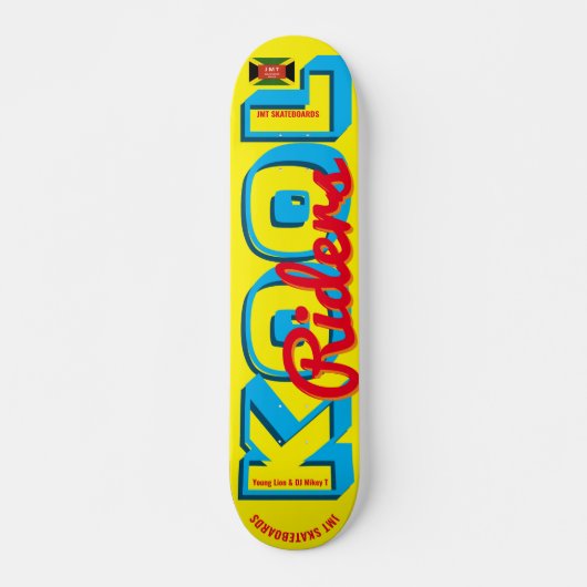 KOOL RIDERS JMT 7 3/4" スケートボードデッキ (正面)