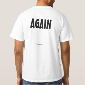 Koolaidを飲まないで下さい(背部デザインと) Tシャツ (裏面)