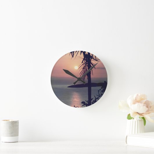 Koolanの日の出 ラウンド壁時計 (ホーム)