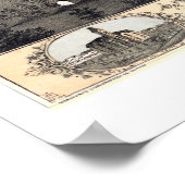 Koomo, INパノラママップ – 1868 ポスター (角)