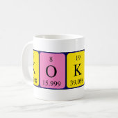 Koona期別テーブル名mug コーヒーマグカップ (正面左)