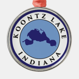 Koontz湖、インディアナ メタルオーナメント