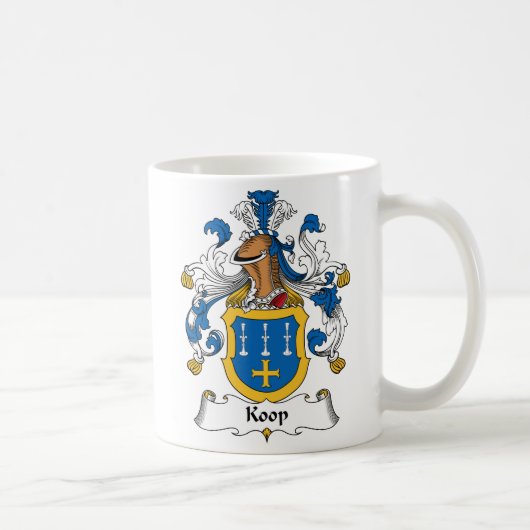 Koopの家紋 コーヒーマグカップ (右)