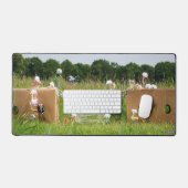 Koorddansende Fubby Poppetjes die balanseren デスクマット (キーボード&マウス)