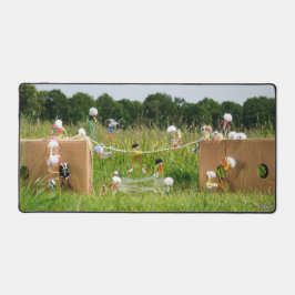 Koorddansende Fubby Poppetjes die balanseren デスクマット