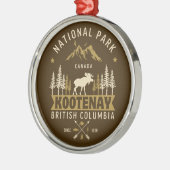 Kootenay National Park Canada メタルオーナメント (左)