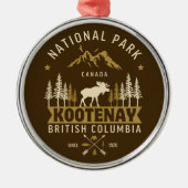 Kootenay National Park Canada メタルオーナメント (正面)