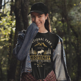 Kootenay National Park Canada Vintage Landscape Tシャツ