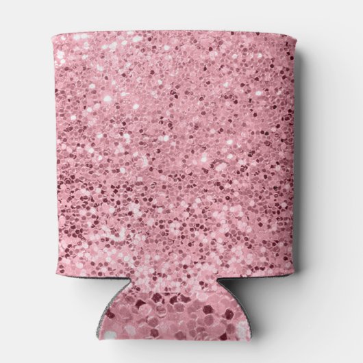 Koozieパーソナライズされた Canホルダーバラ金ゴールドグリッター 缶クーラー (裏面)