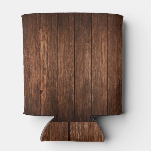 Koozieパーソナライズされた Canホルダーバーンウッドカントリー 缶クーラー (裏面)