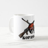 KOPASSUSのインドネシアの特殊部隊 コーヒーマグカップ (正面左)