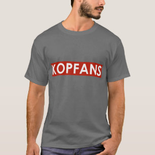 KopfansのダークグレーのTシャツ Tシャツ