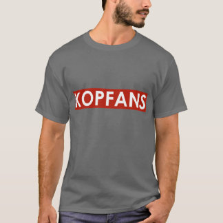 KopfansのダークグレーのTシャツ Tシャツ