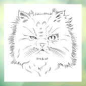 Kopfzeichnung einer Perserkatze ウィンドウサイン (シート3)
