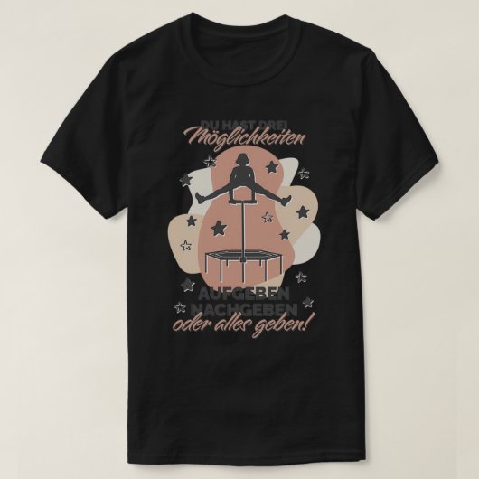 Kopie von 3つの方法与えすべてジャンプフィットネス tシャツ (デザイン正面)