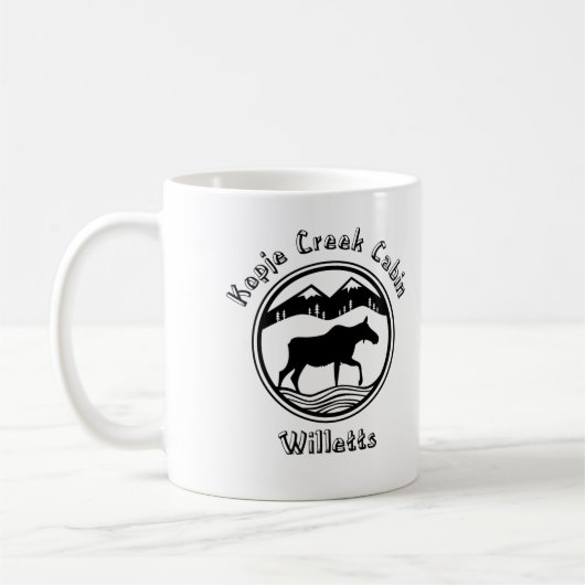 Kopjeの入り江の小屋のマグ コーヒーマグカップ (左)