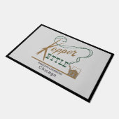 Kopper Kettle Restaurant，シカゴ，アメリカ合衆国 ドアマット (アングル)