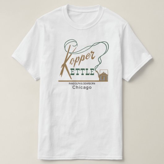 Kopper Kettle Restaurant,シカゴ,アメリカ合衆国 Tシャツ (デザイン正面)