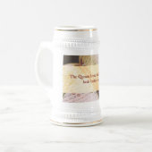 Koran -壊れ目の堅いハート-イスラム教のマグ ビールジョッキ (正面左)