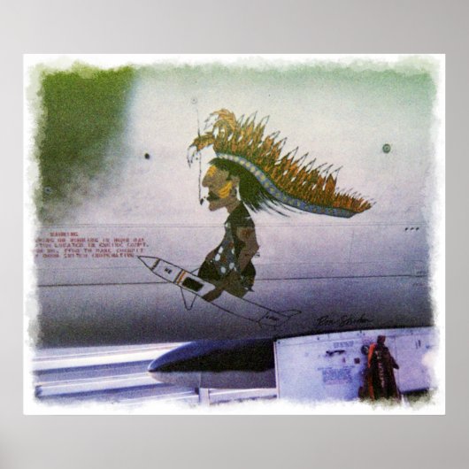 Korat AFB Thailand 1968 F-105 Aプリント ポスター (正面)