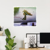 Korat AFB Thailand 1968 F-105 Aプリント ポスター (ホームオフィス)