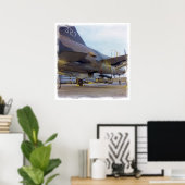 Korat AFB Thailand 1968 F-105 A1プリント ポスター (ホームオフィス)