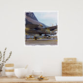 Korat AFB Thailand 1968 F-105 A1プリント ポスター (キッチン)