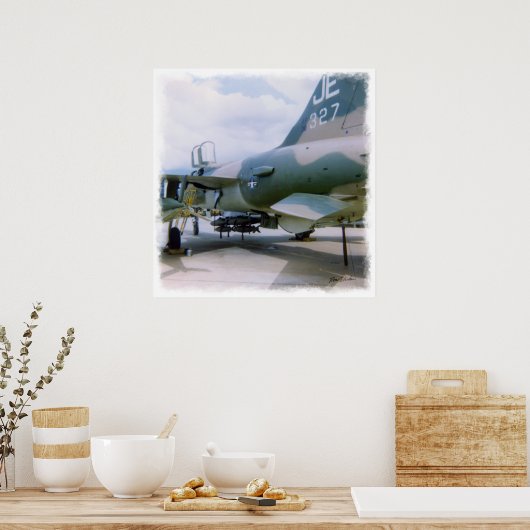 Korat AFB Thailand 1968 F-105 A2 ポスター (キッチン)