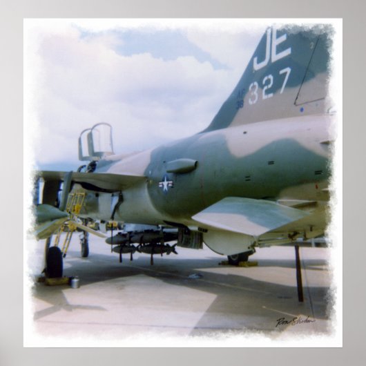 Korat AFB Thailand 1968 F-105 A2 ポスター (正面)