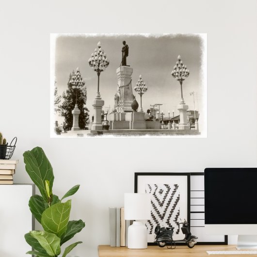 Korat Thailand Monument 1969 Poster ポスター (ホームオフィス)