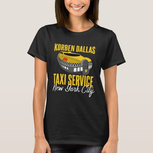 Korben Dallas Taxi Service Tシャツ (正面)