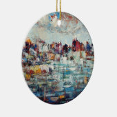 Korculaの町 セラミックオーナメント (右)