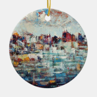 Korculaの町 セラミックオーナメント