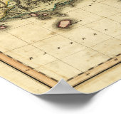 Korea and JapanPanoramic MapKorea and Japan ポスター (角)