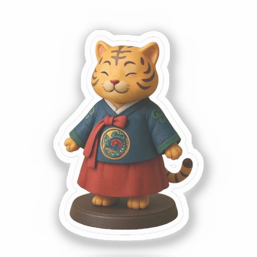 korea Heart of Hanbok シール (正面)