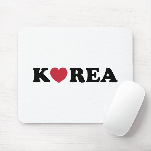 Korea Love Heart マウスパッド (マウス)