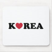Korea Love Heart マウスパッド (正面)