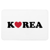 Korea Love Heart マグネット (横)