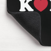 Korea Love Heart Mouse Pad マウスパッド (コーナー)