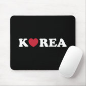 Korea Love Heart Mouse Pad マウスパッド (マウス)